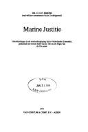 Marine justitie by C. H. F. Simons