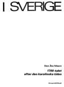 Cover of: 1700-talet efter den karolinska tiden