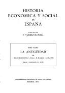Cover of: Historia económica y social de España by Valentín Vázquez de Prada