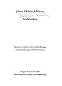 Cover of: Sendschreiben: Faksimile-Neudrucke und Erstveröffentlichungen