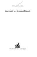 Cover of: Grammatik und Sprachwirklichkeit