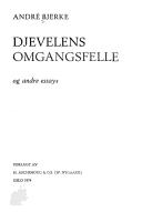 Cover of: Djevelens omgangsfelle og andre essays