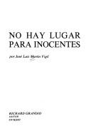 Cover of: No hay lugar para inocentes