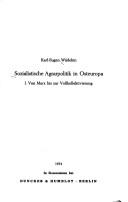 Sozialistische Agrarpolitik in Osteuropa by Karl Eugen Wädekin