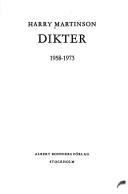 Cover of: Dikter, 1958-1973 by Harry Martinson