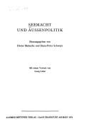 Cover of: Seemacht und Aussenpolitik