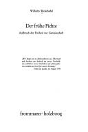 Cover of: Der frühe Fichte by Wilhelm Weischedel