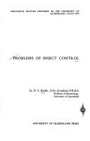 Cover of: Problems of insect control