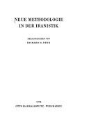 Cover of: Neue Methodologie in der Iranistik by hrsg. von Richard N. Frye.