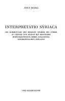 Interpretatio Syriaca by Sten Hidal