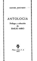 Cover of: Antología by Manuel Machado