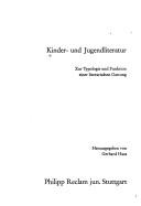 Cover of: Kinder- und Jugendliteratur: zur Typologie u. Funktion e. literar. Gattung
