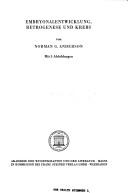 Cover of: Embryonalentwicklung, Retrogenese und Krebs by Anderson, Norman G.
