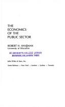 Cover of: The economics of the public sector by Haveman, Robert H.