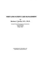 Cover of: First-line patient care management