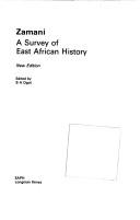 Cover of: Zamani: a survey of East African history