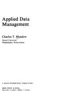 Cover of: Applied data management