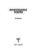 Cover of: Investigative poetry