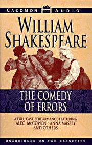 Cover of: Comedy of Errors by William Shakespeare