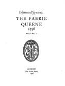 Cover of: faerie queene, 1596 | Edmund Spenser