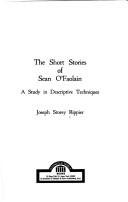 Cover of: The short stories of Sean O'Faolain: a study in descriptive techniques