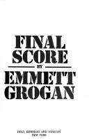 Cover of: Final score