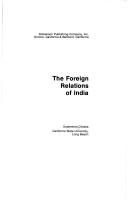Cover of: The foreign relations of India