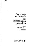 Cover of: Psychology of deafness for rehabilitation counselors