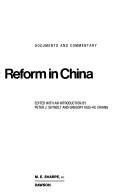 Cover of: Language reform in China by edited with an introd. by Peter J. Seybolt and Gregory Kuei-Ke Chiang.