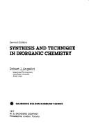 Cover of: Synthesis and technique in inorganic chemistry