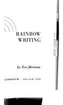 Cover of: Rainbow writing