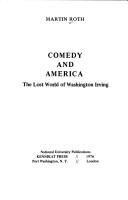 Cover of: Comedy and America: the lost world of Washington Irving