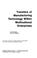 Cover of: Transfers of manufacturing technology within multinational enterprises
