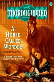 Cover of: A horse called Wonder by Joanna Campbell