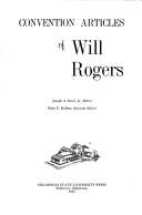 Cover of: Convention articles of Will Rogers