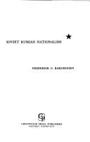 Cover of: Soviet Russian nationalism