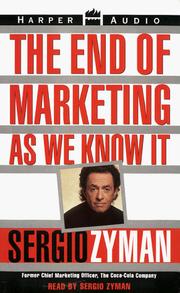 Cover of: End of Marketing as We Know It by Sergio Zyman