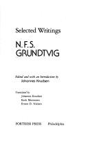 Cover of: Selected writings