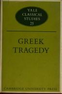 Cover of: Greek tragedy