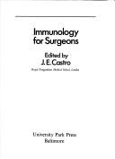 Cover of: Immunology for surgeons
