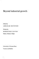 Cover of: Beyond industrial growth | 
