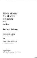 Cover of: Time series analysis by George E. P. Box