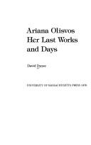 Cover of: Ariana Olisvos, her last works and days by David Dwyer, David Dwyer