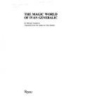 Cover of: The magic world of Ivan Generalić by Ivan Generalić