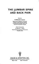 Cover of: The Lumbar spine and back pain