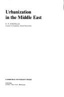 Cover of: Urbanization in the Middle East