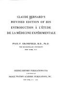 Introduction à l'étude de la médecine expérimentale by Claude Bernard