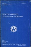 Cover of: Catalytic chemistry of solid-state inorganics by edited by William R. Moser and John Happel.