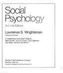 Cover of: Social psychology by Lawrence S. Wrightsman