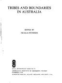 Cover of: Tribes and boundaries in Australia